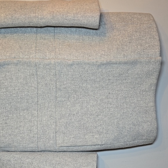 J. Crew Stadium Cloth Nello Gori Light Gray Women's Wool Coat NWOT - Picture 3 of 16